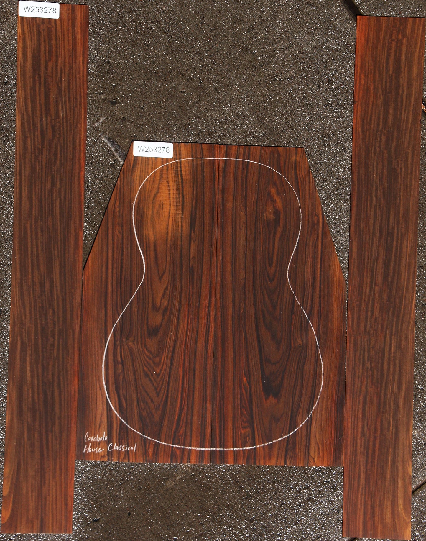 Cocobolo Hauser Classical Guitar Set