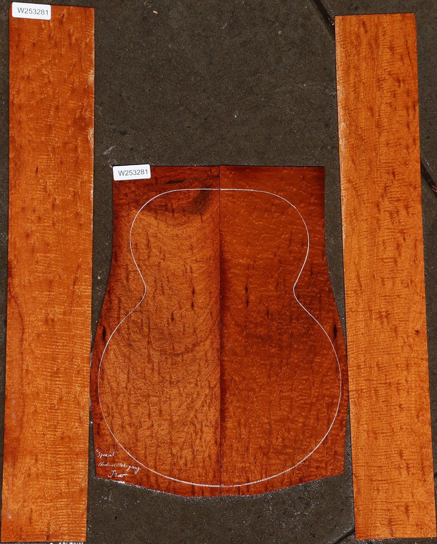 Special Grade Honduras Mahogany Jumbo Guitar Set