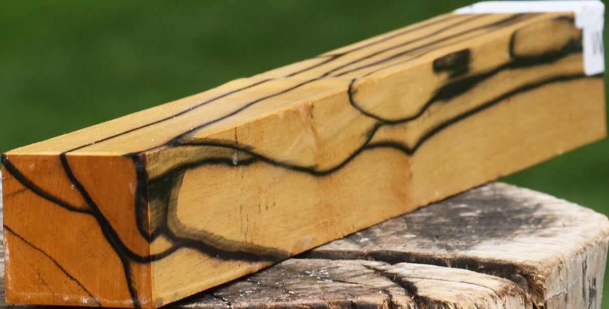 Extra Fancy Black & White Ebony Turning Square