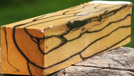 Black & White Ebony Turning Square