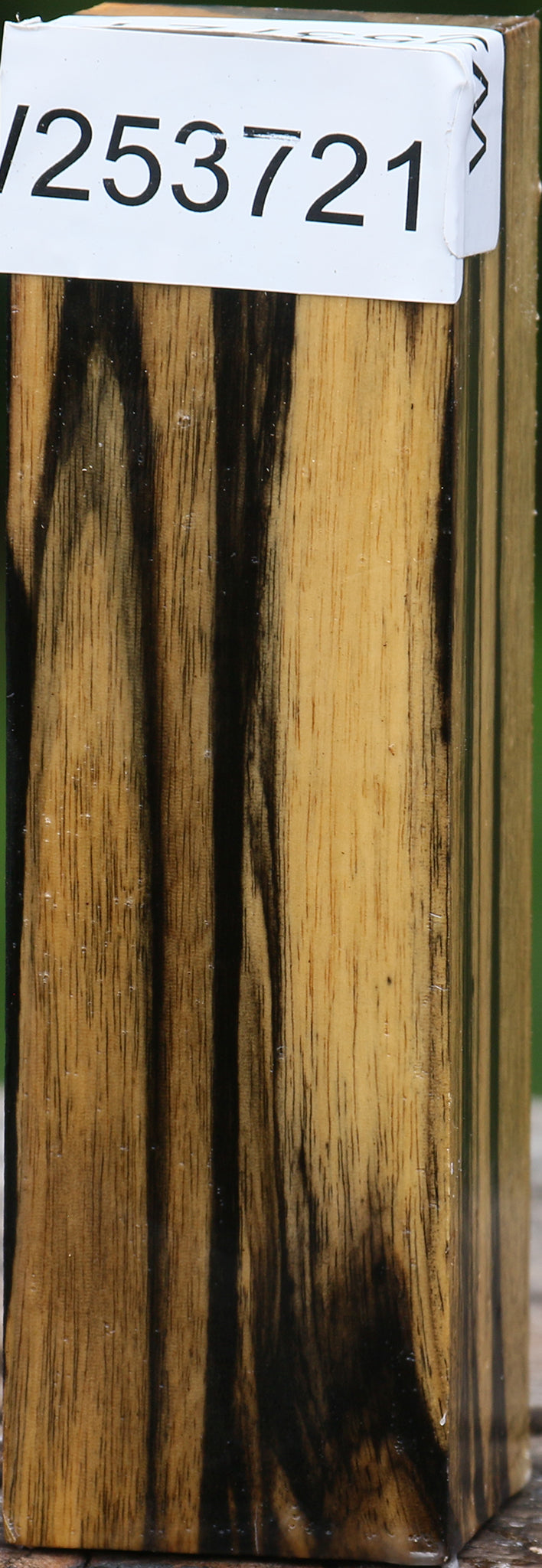 Extra Fancy Black & White Ebony Turning Square