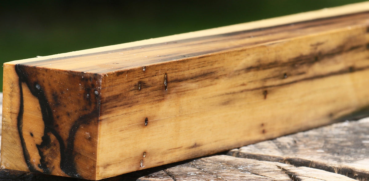 Black & White Ebony Turning Square