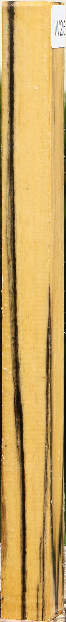Figured Black & White Ebony Turning Square