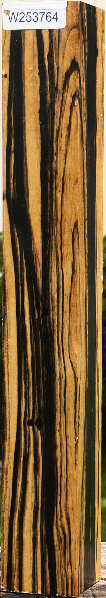 Extra Fancy Black & White Ebony Peppermill