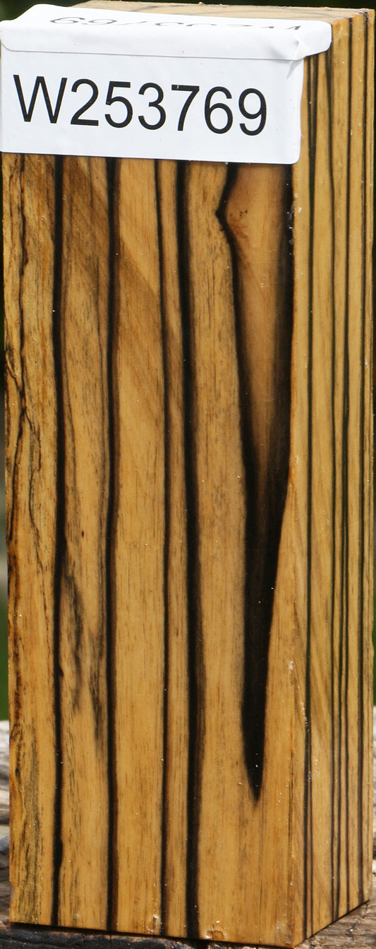 Black & White Ebony Turning Blank