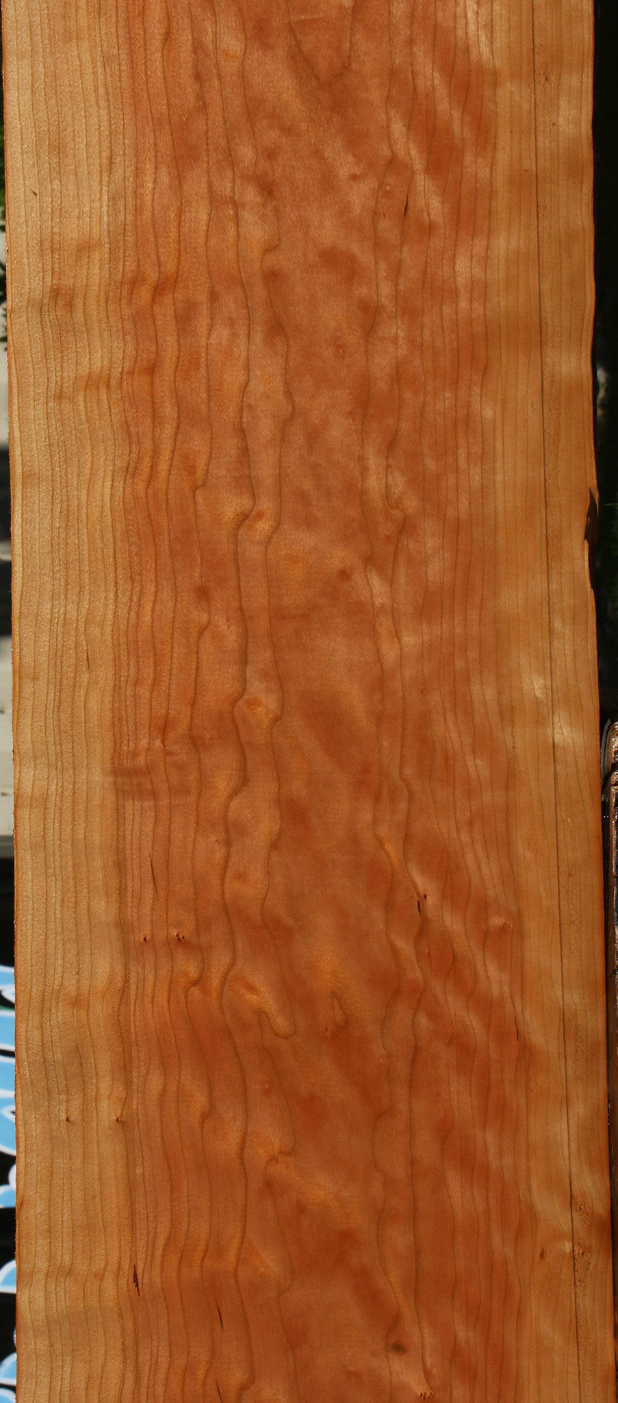Figured Curly Cherry Lumber