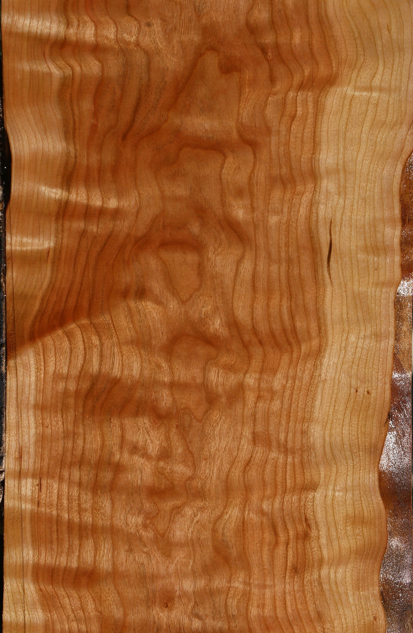 Extra Fancy Curly Cherry Lumber