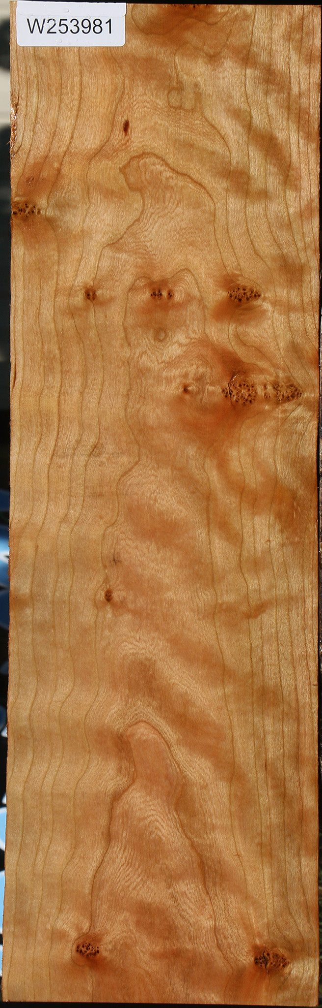 Figured Curly Cherry Lumber