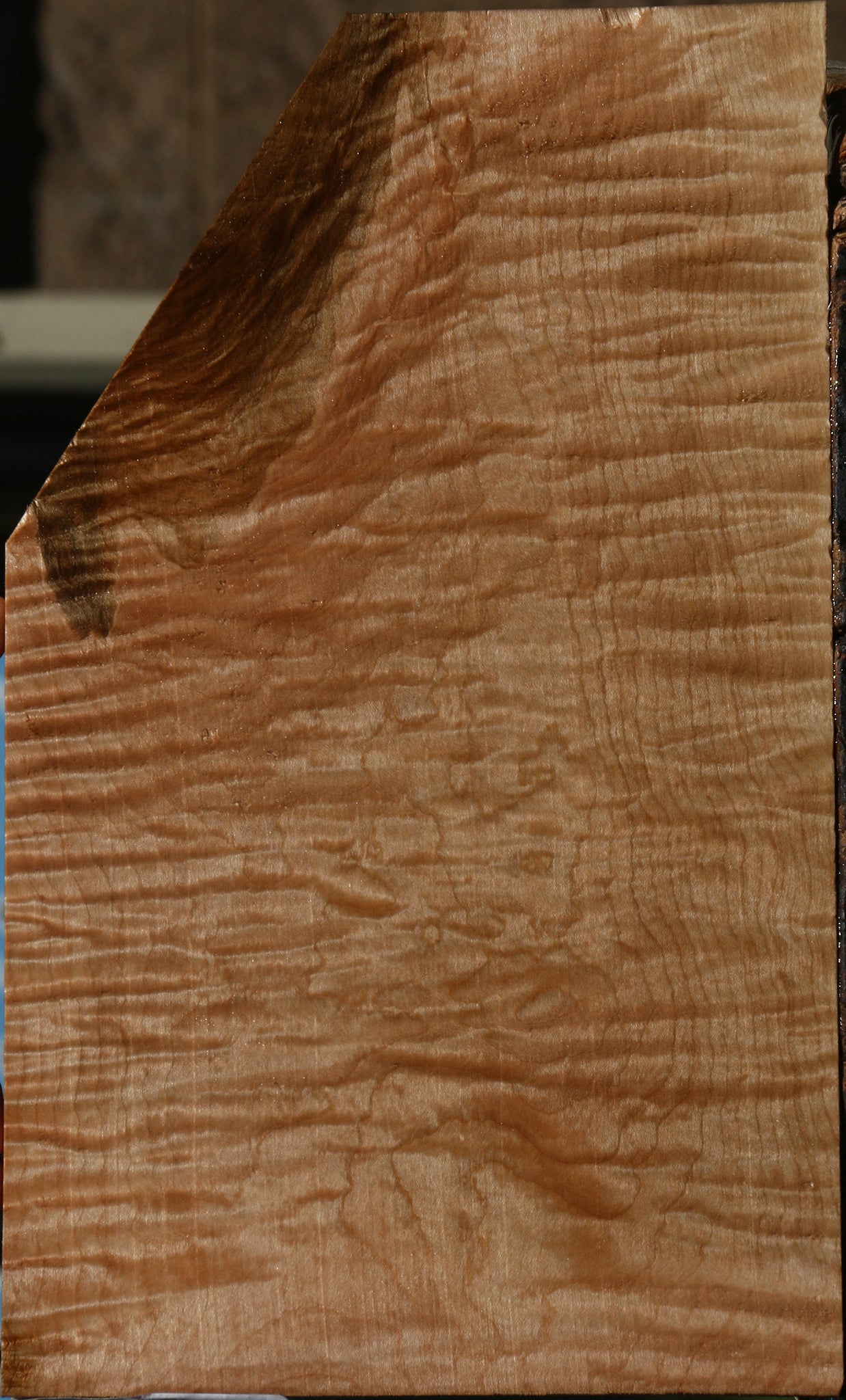 Extra Fancy Curly Eastern Red Maple Micro Lumber