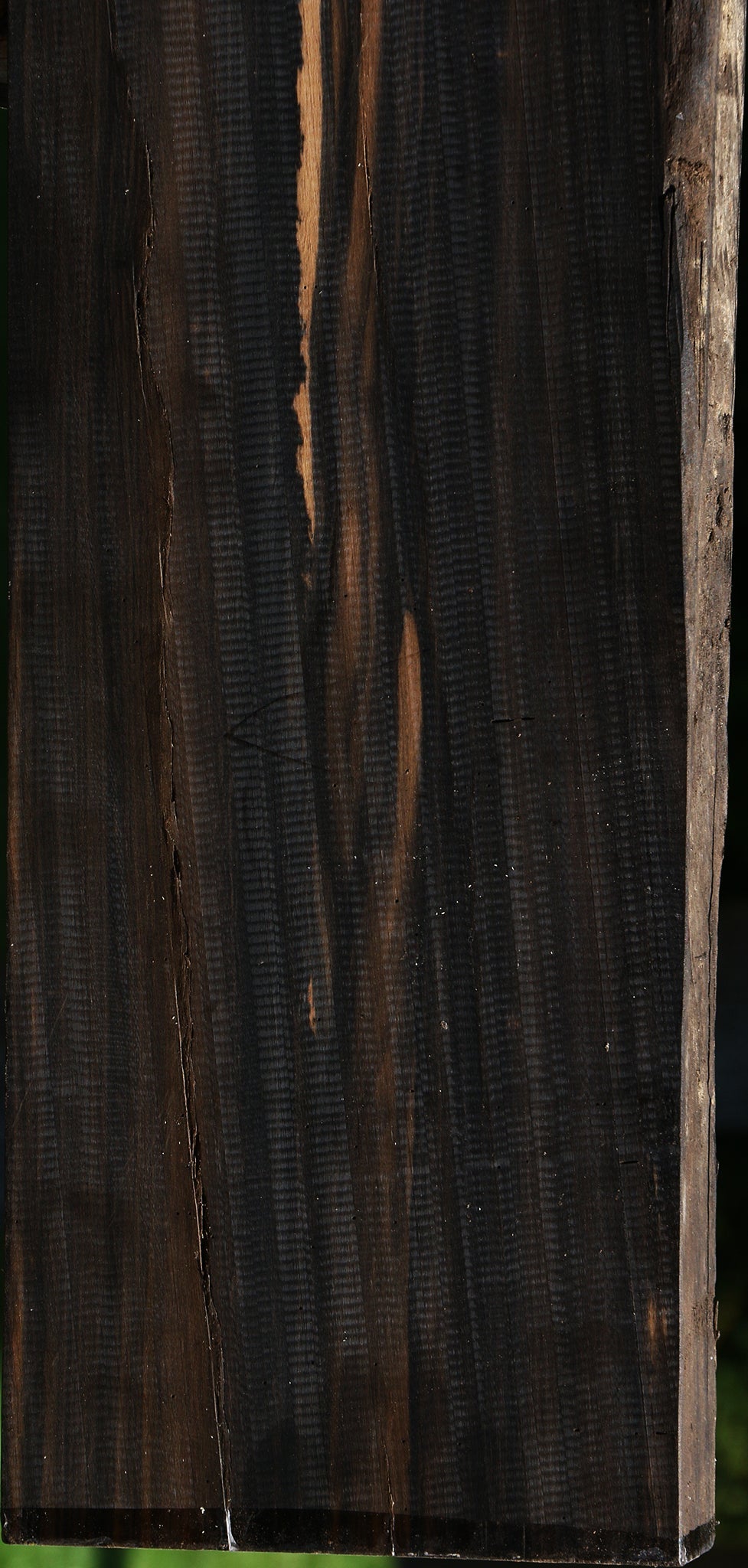 Gabon Ebony Live Edge Lumber