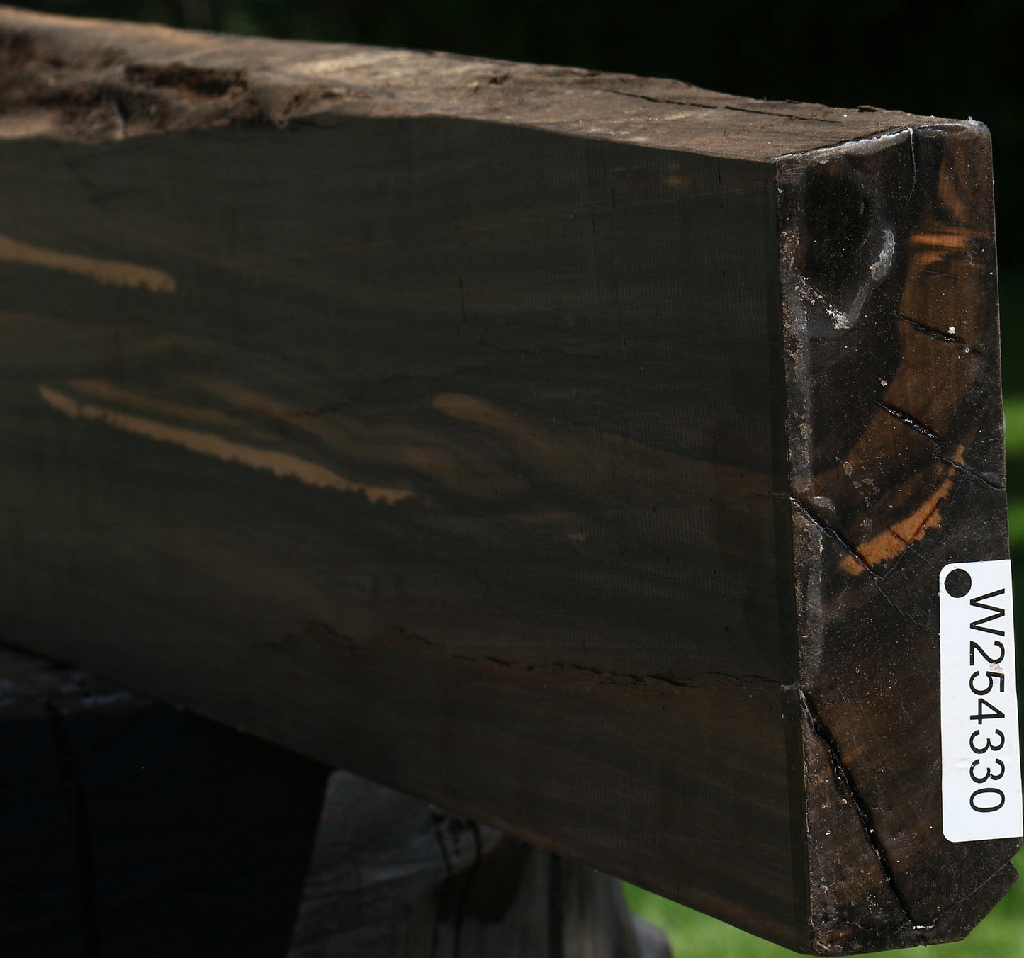 Gabon Ebony Live Edge Lumber