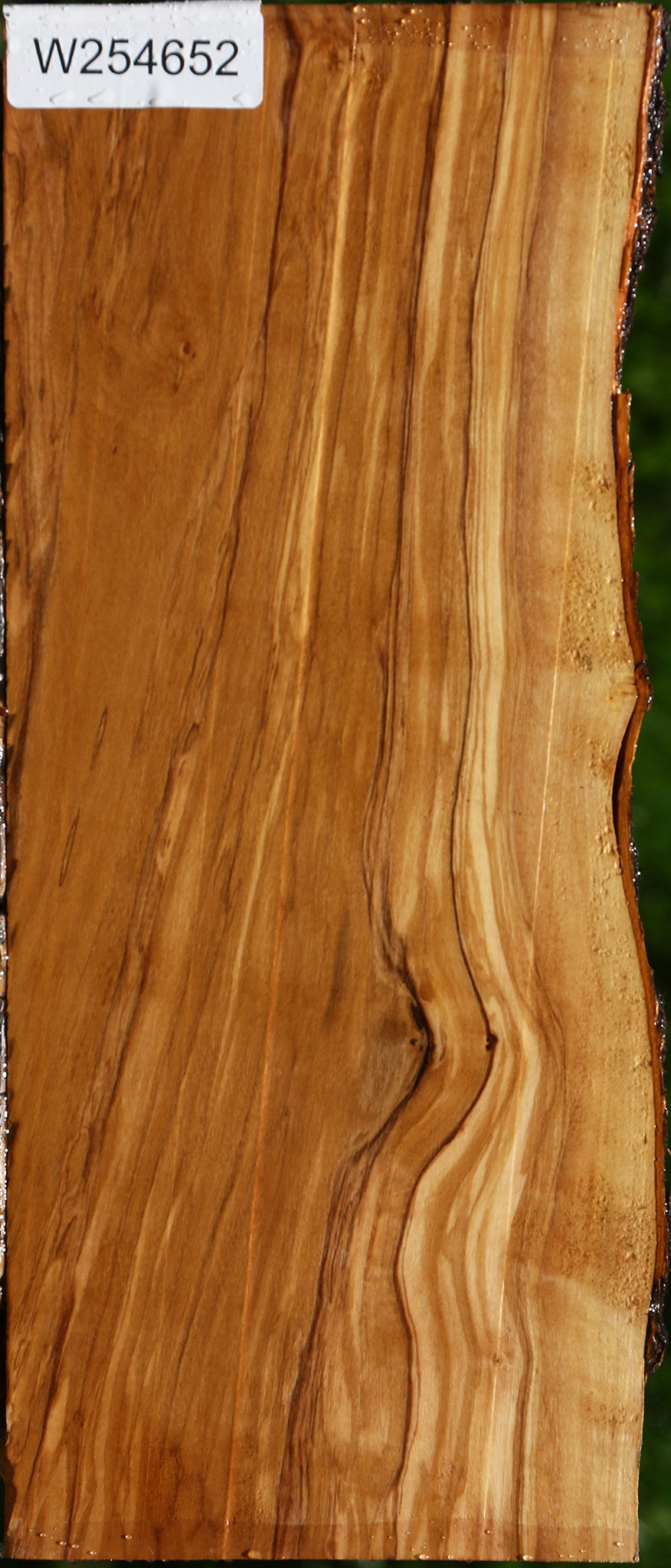 Figured Italian Olive Live Edge Lumber