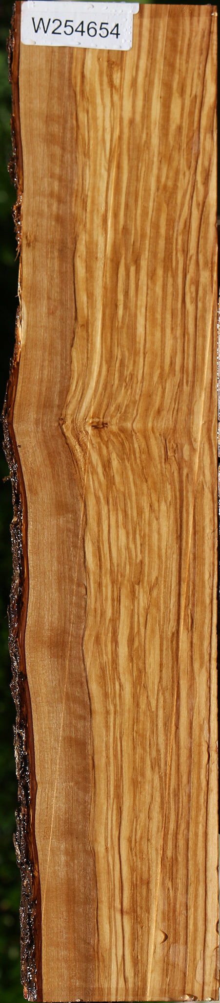 Figured Quartersawn Italian Olive Live Edge Lumber