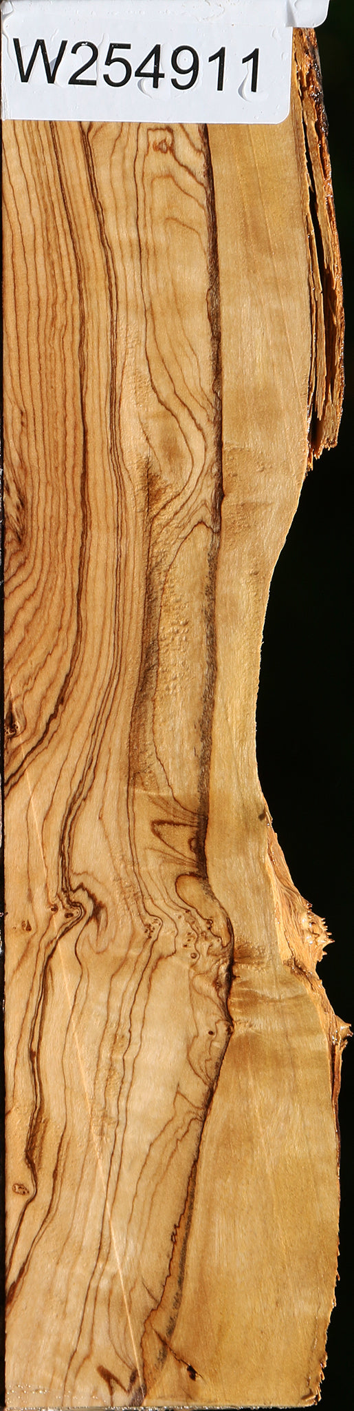 Figured African Olive Live Edge Lumber