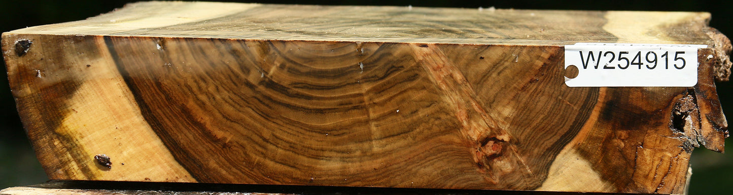 Figured Pistachio Live Edge Platter Blank
