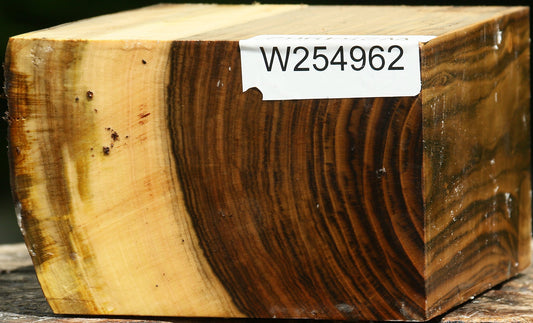 Figured Pistachio Live Edge Bowl Blank