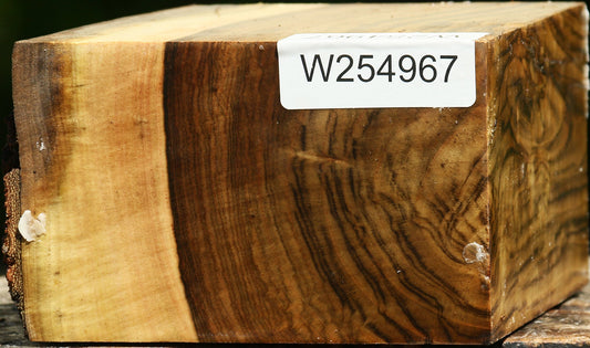 Figured Pistachio Live Edge Bowl Blank