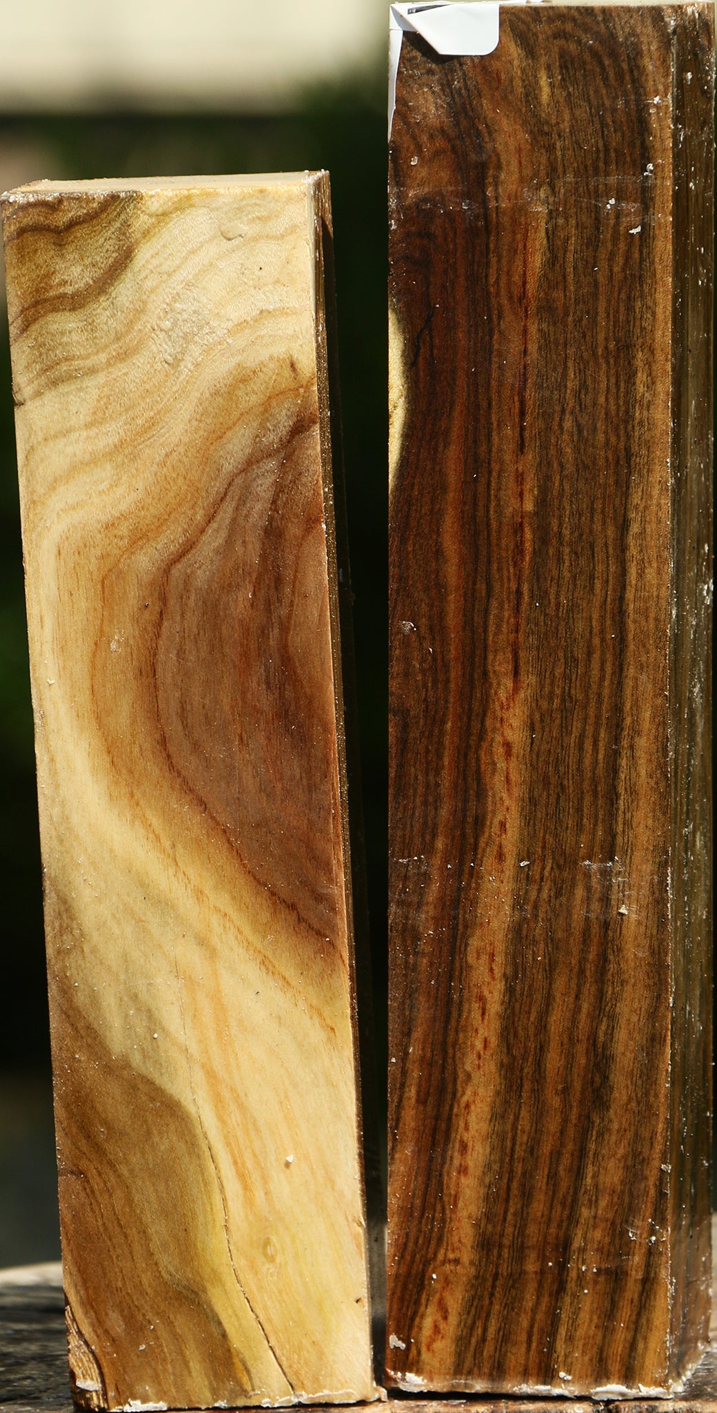 Figured Pistachio Turning Square 2 Pack