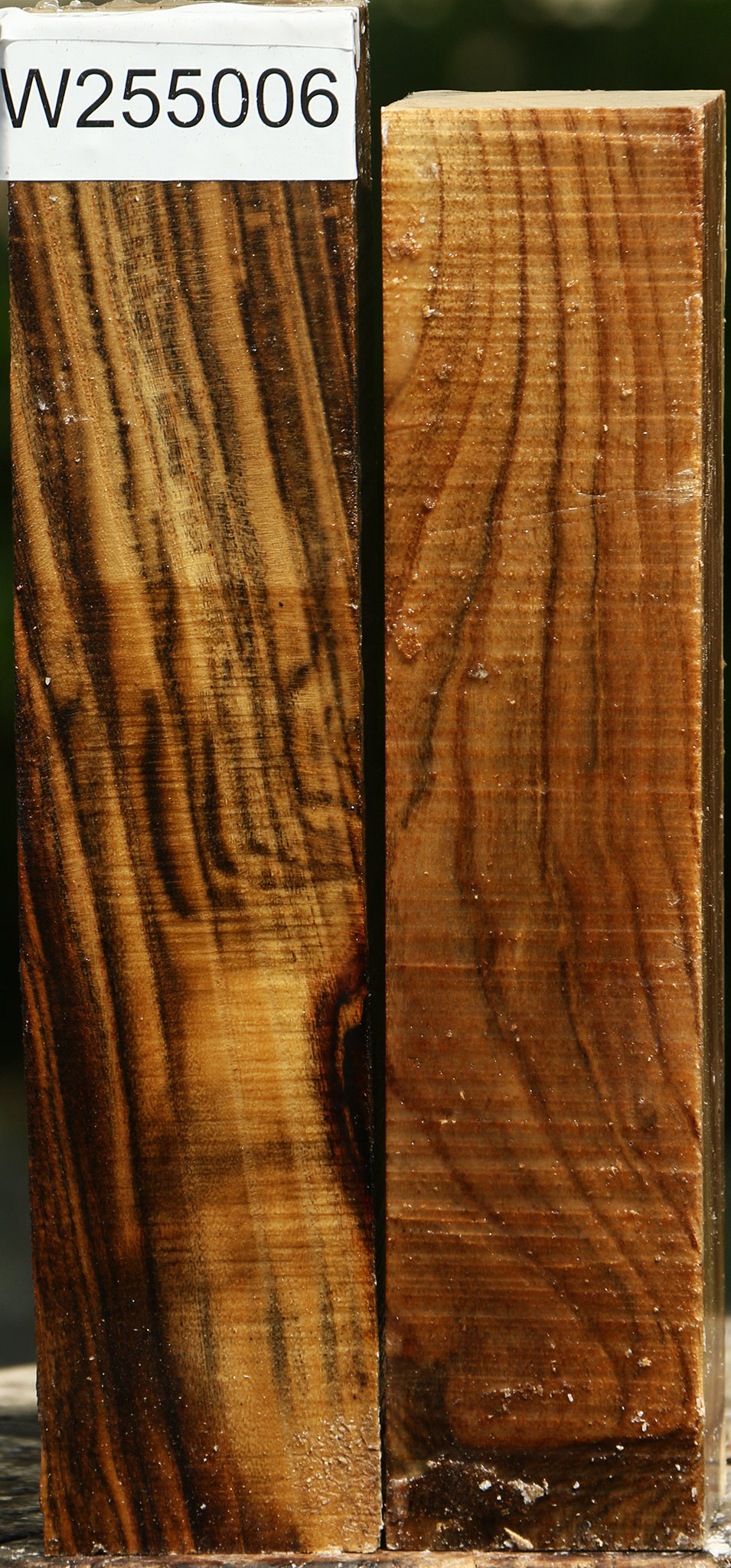 Figured Pistachio Turning Square 2 Pack