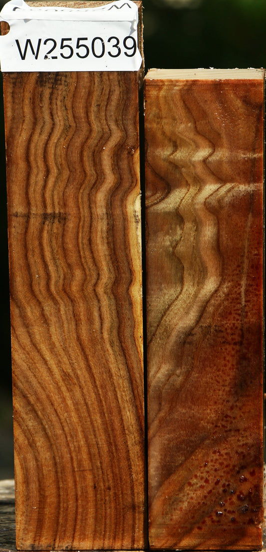 Figured Pistachio Turning Square 2 Pack