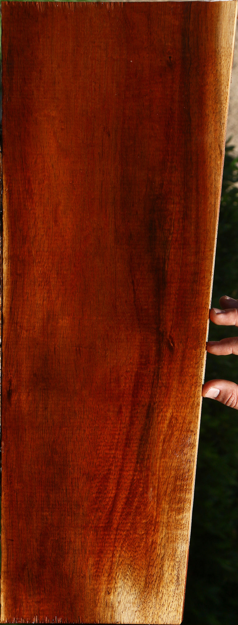 Figured Hawaiian Koa Electric Guitar Drop Top Billet