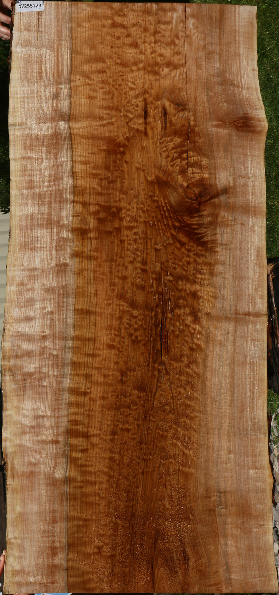 Rustic Quilted Maple Live Edge Slab