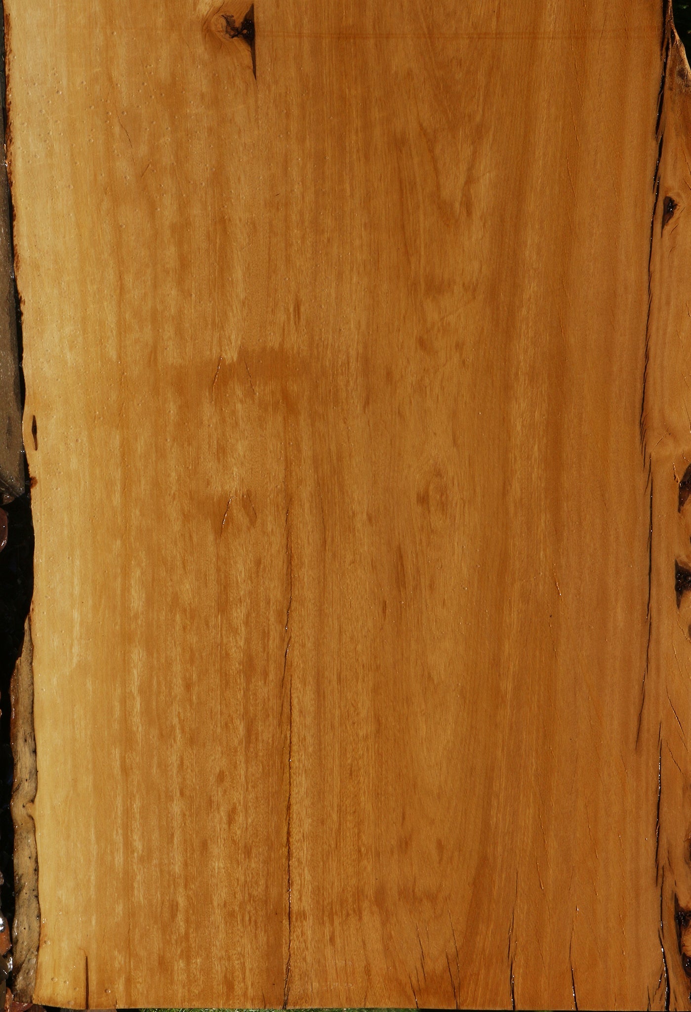 Figured Rustic Piquiarana Live Edge Slab