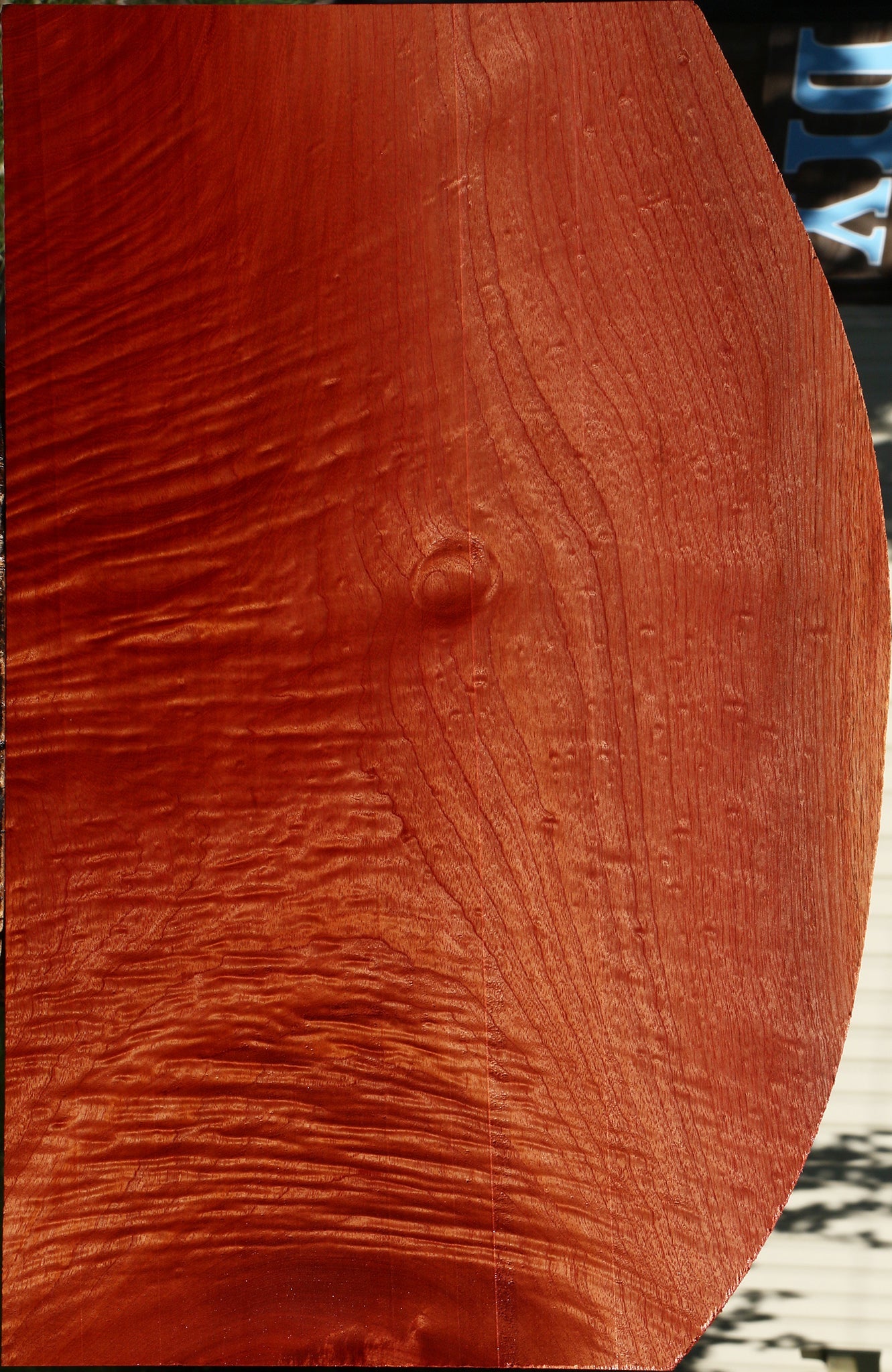 Extra Fancy Brazilian Pepperwood Live Edge Mini Slab