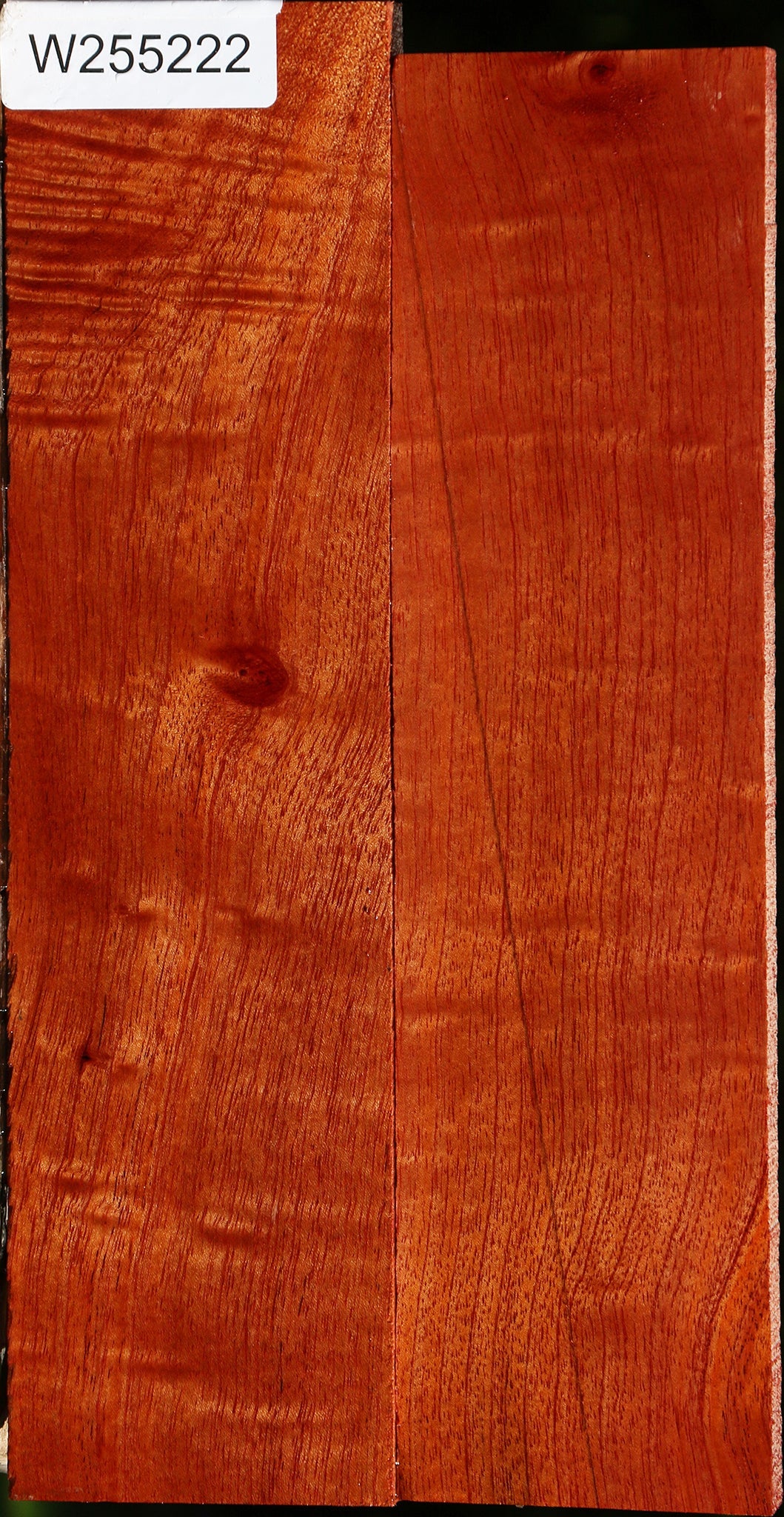 Figured Brazilian Pepperwood Lumber 2 Pack