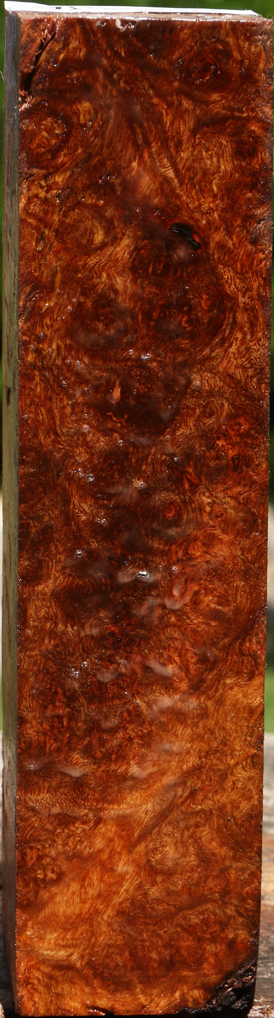 Afzelia Burl Turning Square
