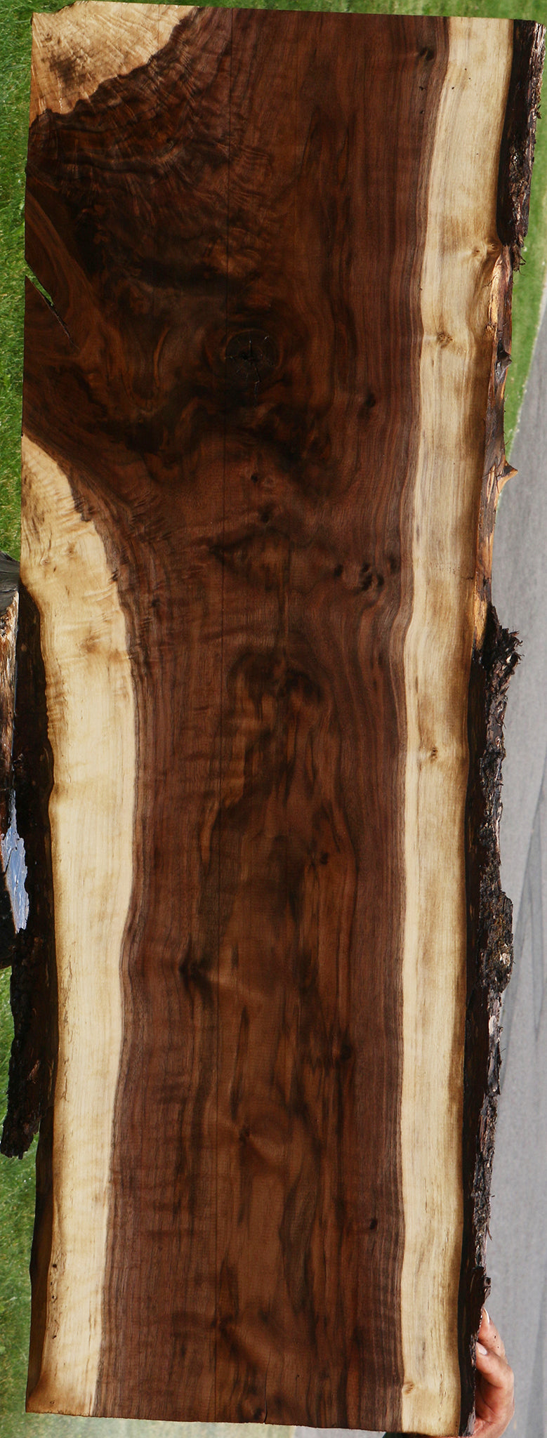 Extra Fancy Claro Walnut Live Edge Lumber
