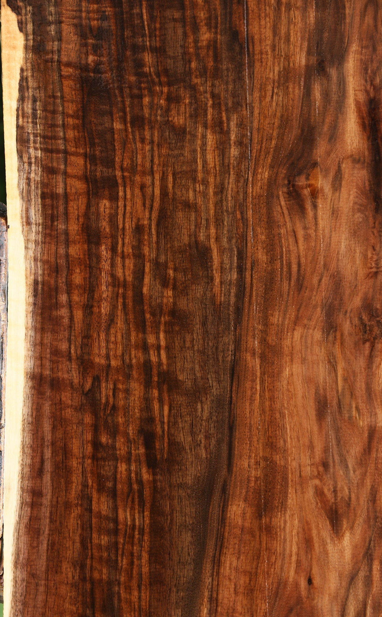 Extra Fancy Claro Walnut Live Edge Lumber