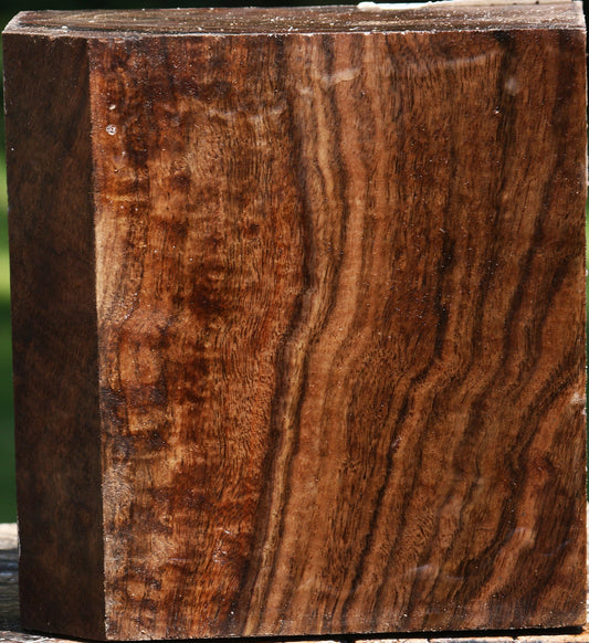 Figured Claro Walnut Bowl Blank