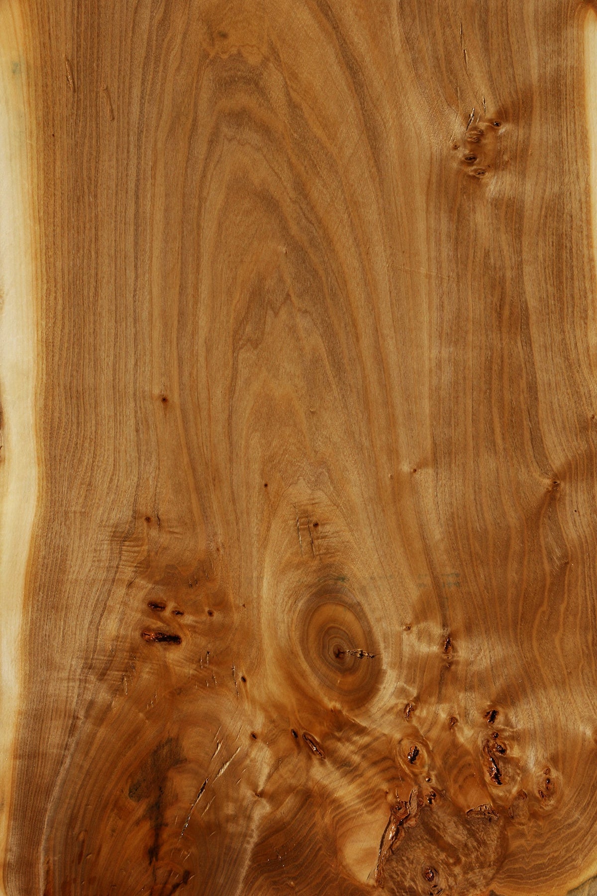Figured California Cottonwood Live Edge Mini Slab