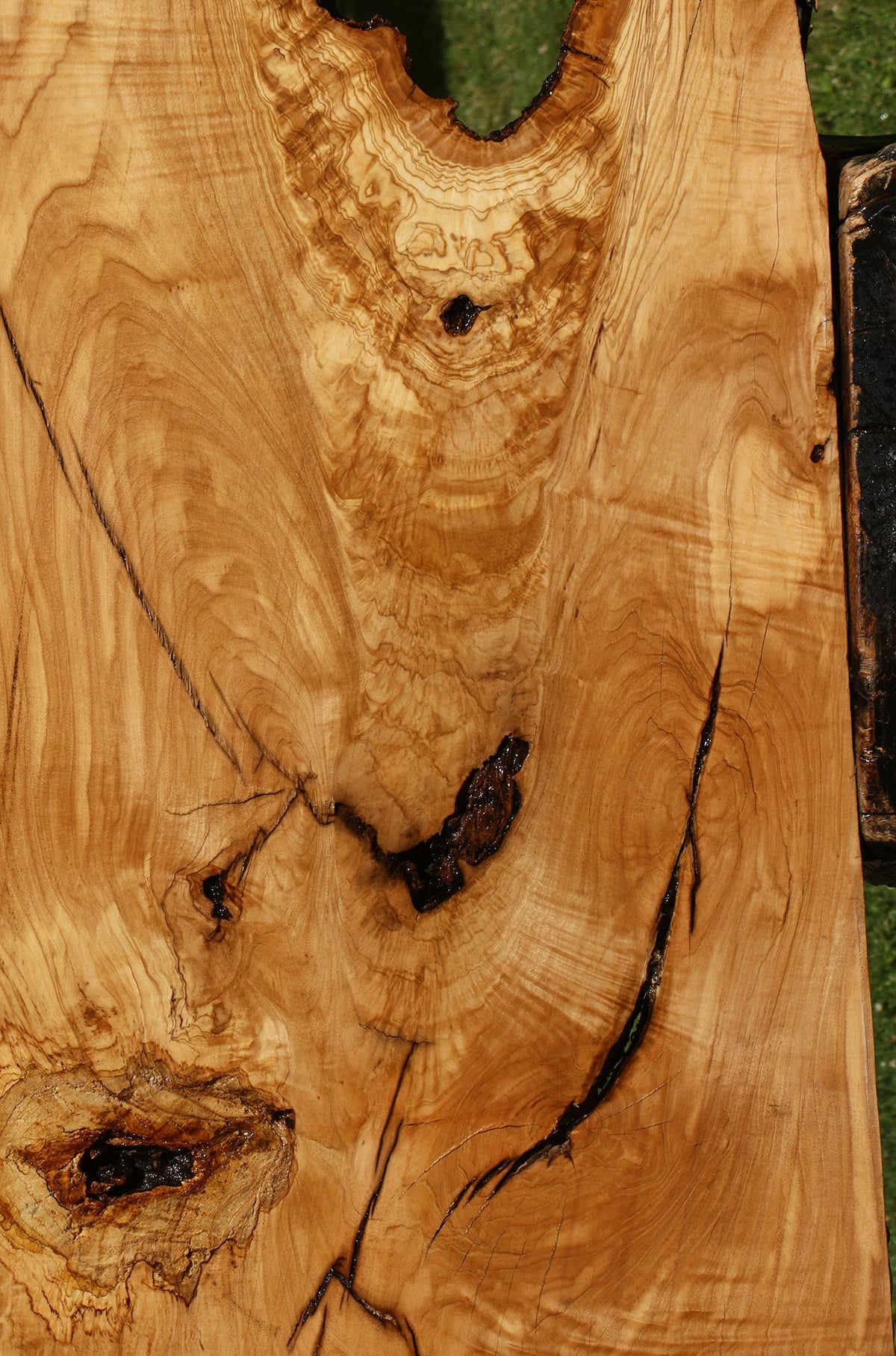 Rustic Italian Olive Live Edge Slab