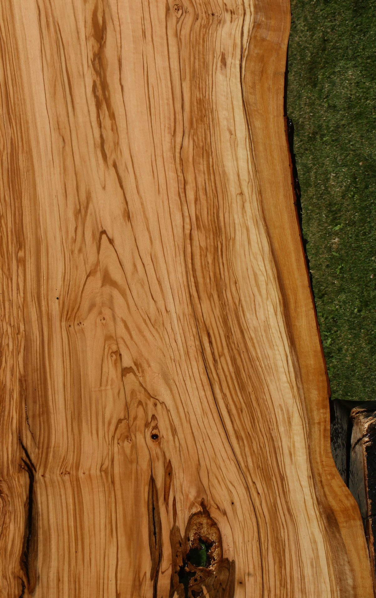 Rustic Italian Olive Live Edge Slab (Free Shipping Excluded)