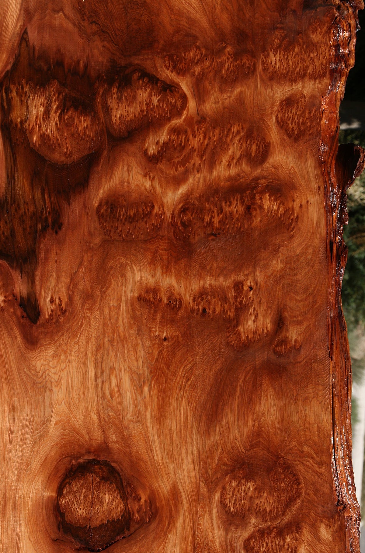 114" Long Redwood Live Edge Slab