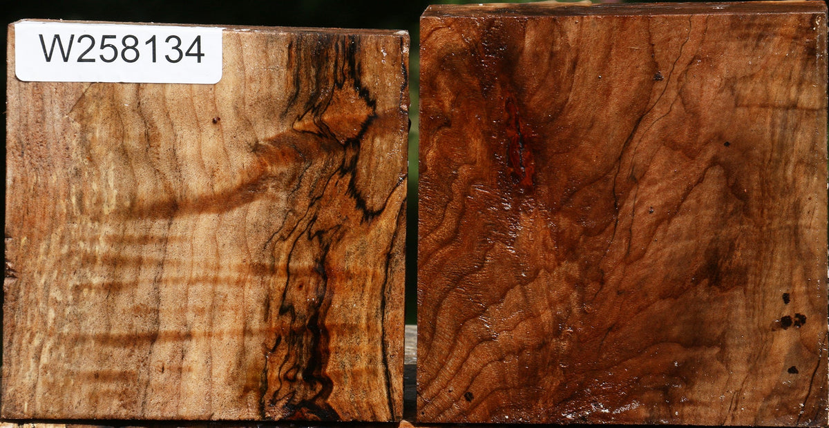 Figured Maple Bowl Blank 2 Pack