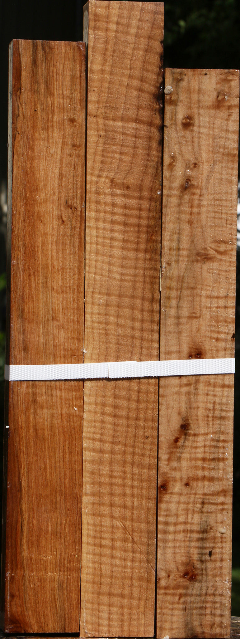 Figured Maple Turning Square 3 Pack