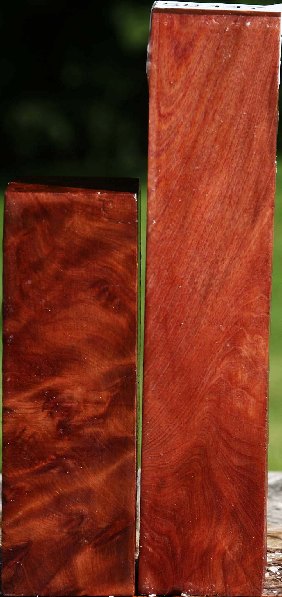 Redwood Burl Turning Square 2 Pack