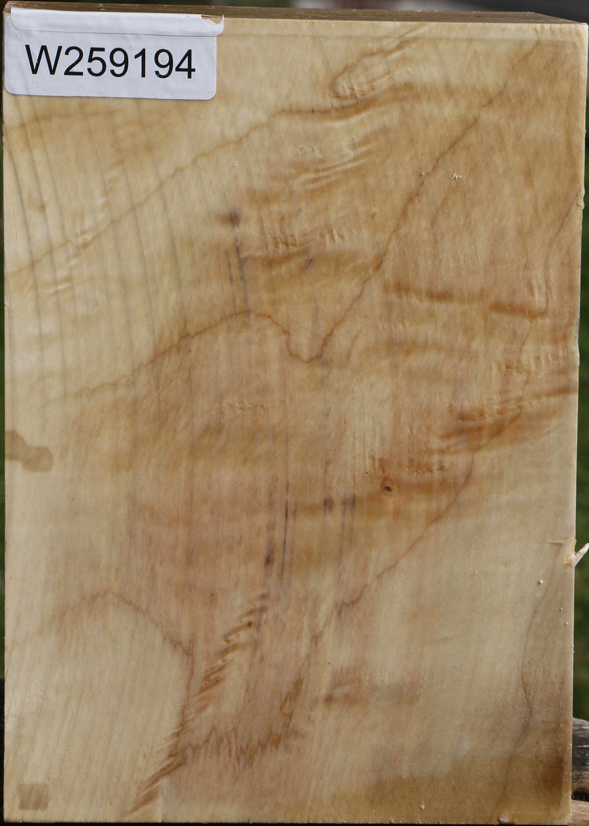 Figured Silver Maple Vessel Blank