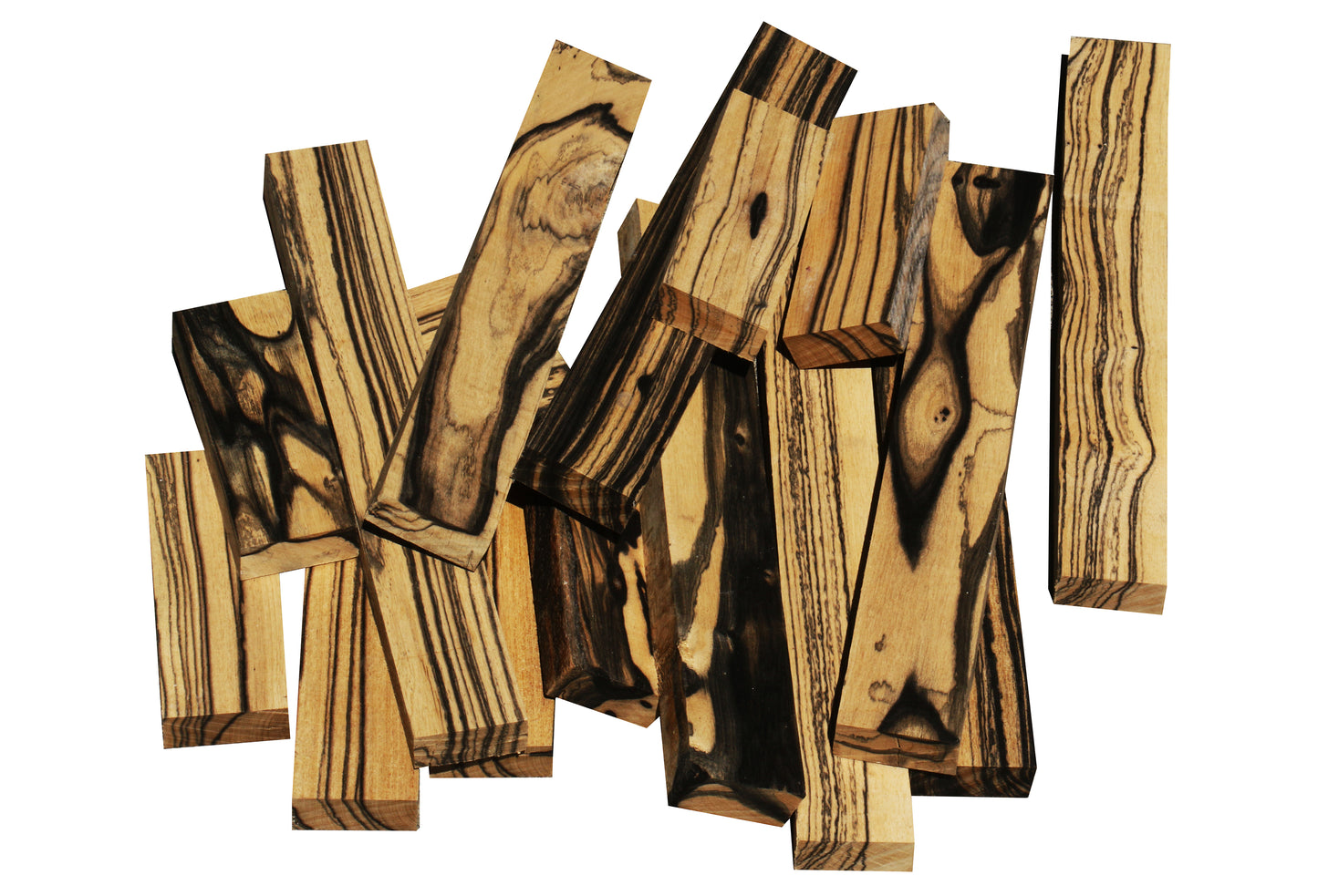 Black & White Ebony Craft Blank (5" x 1-3/4" x 3/4")