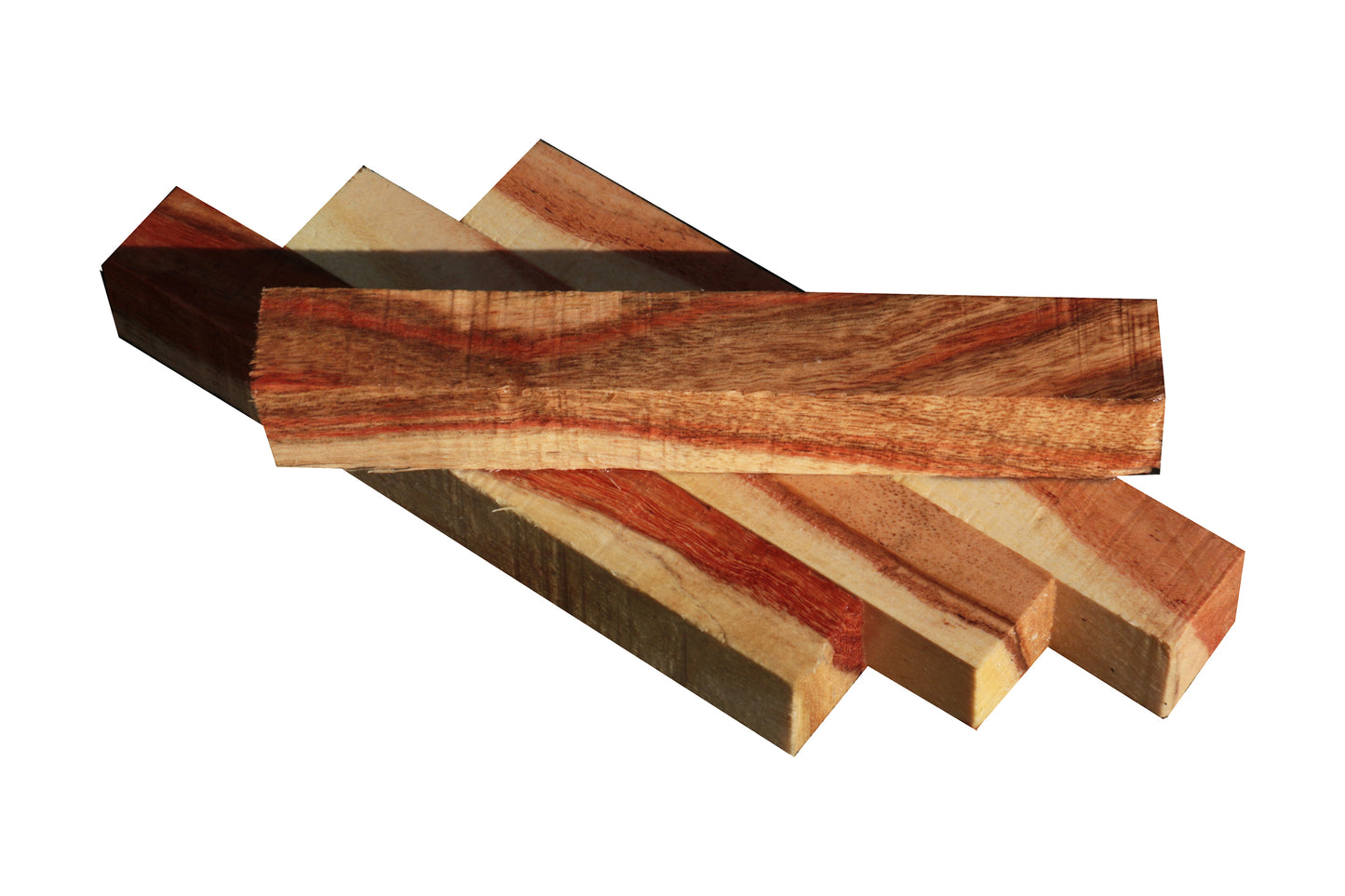 Carob Pen Blank, Contrast (5 Pack) - 3/4"