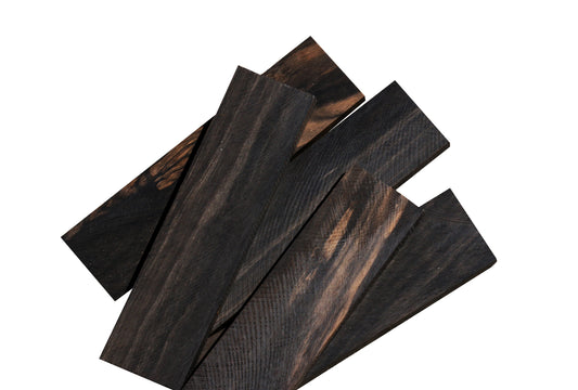 Gabon Ebony Craft or Bridge Blank - Striped (7-7/16" x 2" x 3/8")