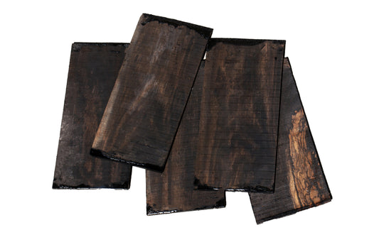Gabon Ebony Head Plate or Craft Blank (8" x 3-3/4" x 3/16")