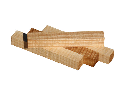 Figured French Ash Pen Blank (5 Pack) - 3/4"