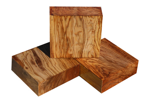 Italian Olive Bowl Blank (8" x 8" x 3")