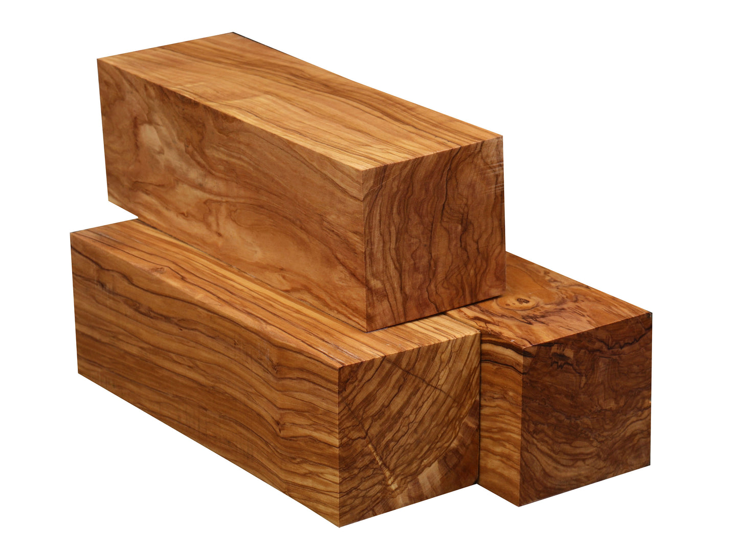 Italian Olive Vessel Blank (12" x 4" x 4")