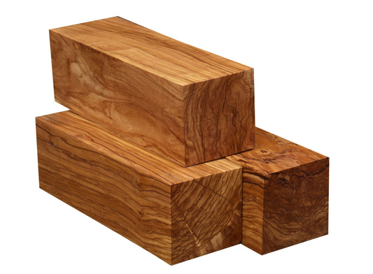 Italian Olive Vessel Blank (12" x 4" x 4")
