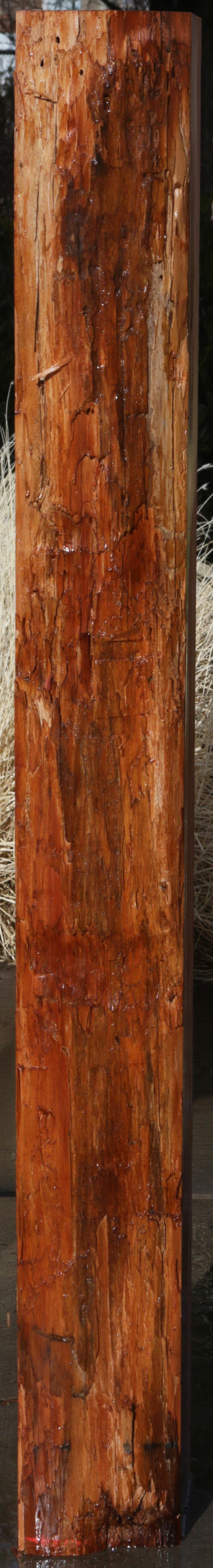 Old Growth Salvaged Redwood Mantel